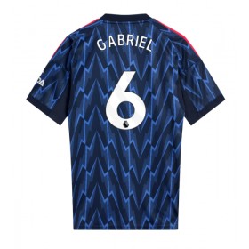 Arsenal Gabriel Magalhaes #6 Borte skjorte 2025-26 Kortermet